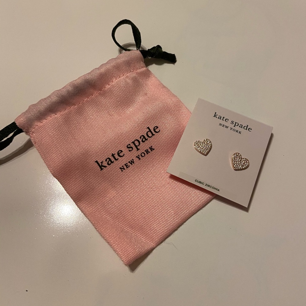 Kate Spade heart earrings